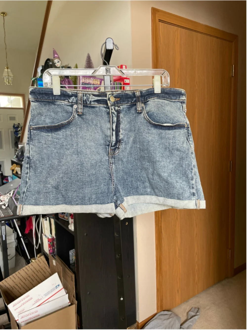Women's Wild Fable Jean Shorts Blue Size 16